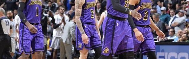  詹姆斯狂砍三双领衔湖人逆转战胜掘金